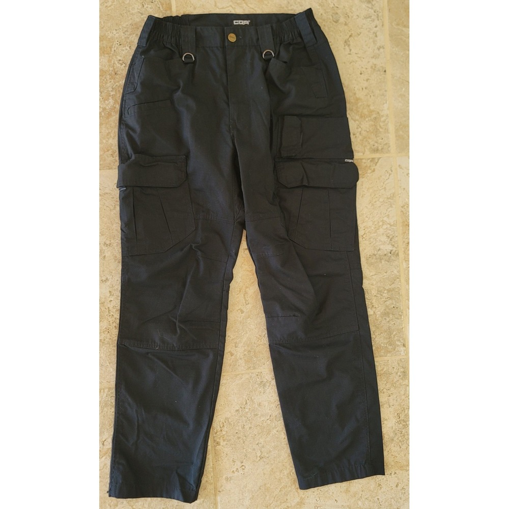 CQR Cargo Pants Mens 30x32 Dark Navy Blue Ripstop Tactical TLP120